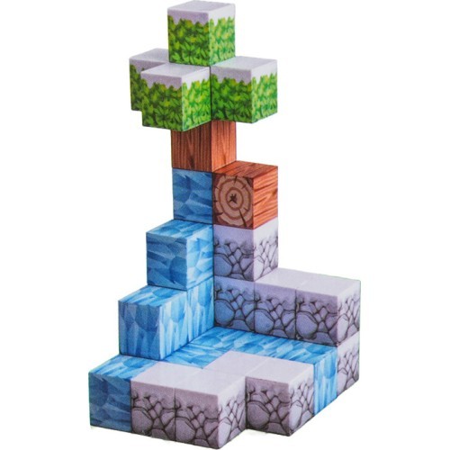 Set of Magnetic Cubes, Blocks, 384 pcs.