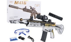 Штурмовая винтовка M416 серая под водяные шарики + аксессуары