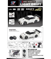 R/C Drift Car 1:20 with Lights Function White