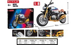 Balts motocikla konstruktors, 790 detaļu komplekts