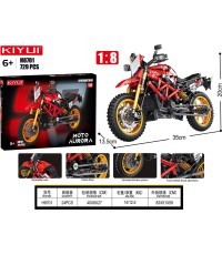 730el Red Motorcycle Brick Set.