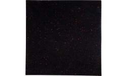 Прочный защитный коврик для пола inSPORTline Proteko II 50 x 50 x 1,5 см - Черный/красный