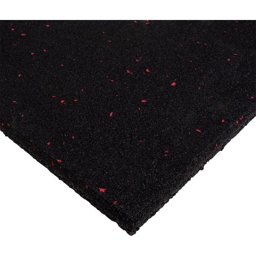 Heavy Duty Floor Mat inSPORTline Proteko II 50 x 50 x 1.5 cm - Black/Red