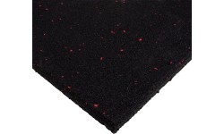 Прочный защитный коврик для пола inSPORTline Proteko II 50 x 50 x 1,5 см - Черный/красный