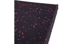 Izturīgs grīdas aizsargpaklājs inSPORTline Proteko II 50 x 50 x 1,5 cm - Melns/sarkans