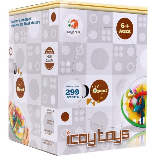 Spēle Labirinta bumba 3D 299 soļi