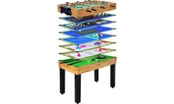 Spēļu galds 12-in-1, 105x57x71 cm