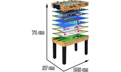 Gaming table 12 in 1 105x57xx71cm