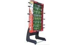 Galda futbols 121x61x81 salokāms, sarkans