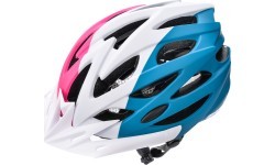 Meteor cycling helmet marven - Pink/blue/white
