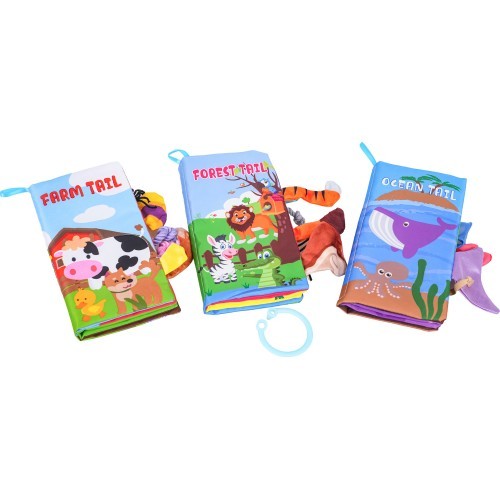 Set of Three Sensory Books for the Youngest