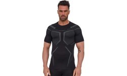 Vīriešu krekls ar īsām piedurknēm Brubeck Dry SS1466M - Melns/grafīts