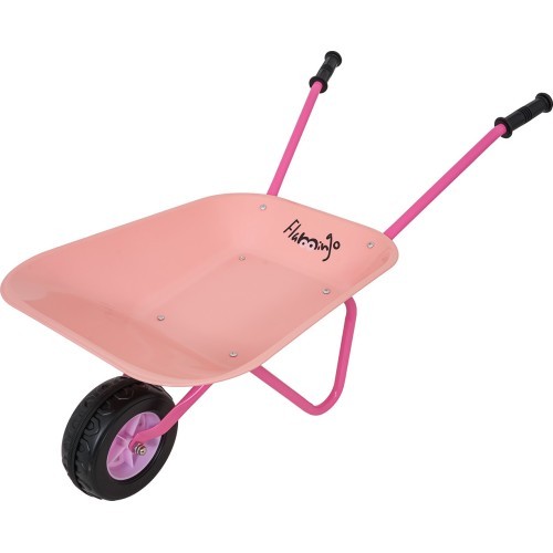 Little Gardener's Set with Wheelbarrow Pink