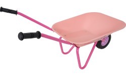 Little Gardener's Set with Wheelbarrow Pink