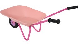 Little Gardener's Set with Wheelbarrow Pink