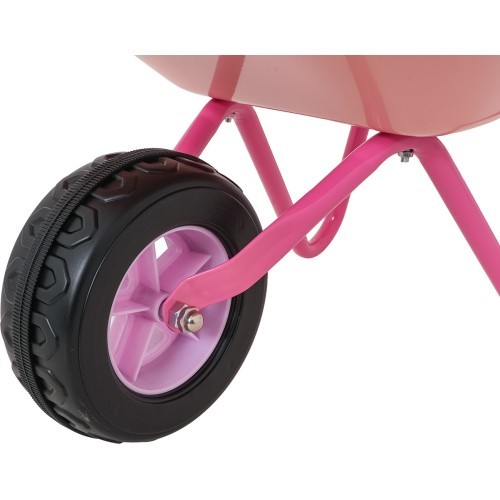 Little Gardener's Set with Wheelbarrow Pink