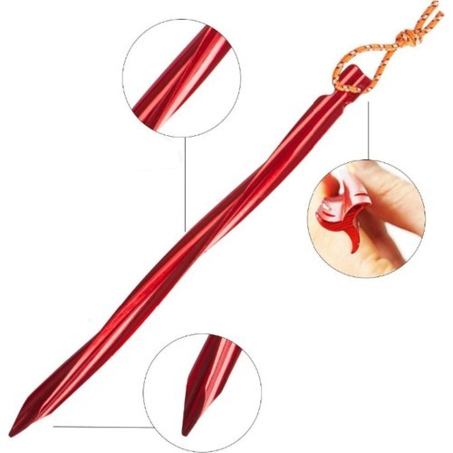 BasicNature Tent Peg 'Y-Stake Spiral'