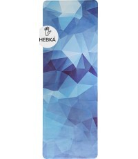 Yoga Mat Yate, Natural Rubber, 1mm, Blue Crystal 