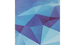 Yoga Mat Yate, Natural Rubber, 1mm, Blue Crystal 