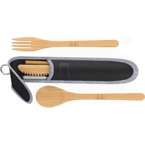 Origin Outdoors galda piederumu komplekts „Bamboo“