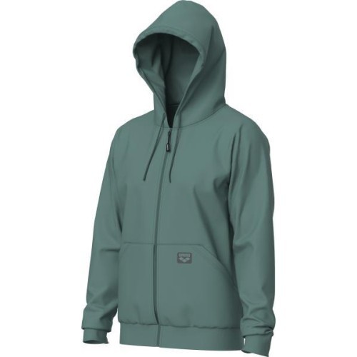 M Brushed Hooded F/Z Jacket As Vivid Sage L - 600