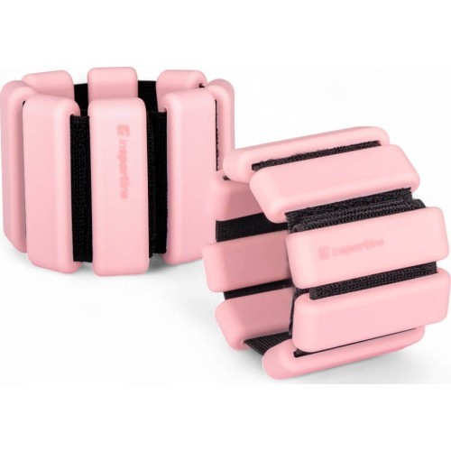Ankle & Wrist Weights inSPORTline Brace 2 x 1 kg - Pink