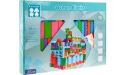 Koka klucīšu komplekts Ocean, 100 gab.