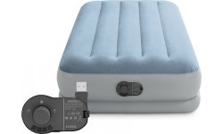 Materac dmuchany jednoosobowy 191x99x36 cm z wbudowaną pompką elektryczną USB łóżko INTEX 64157