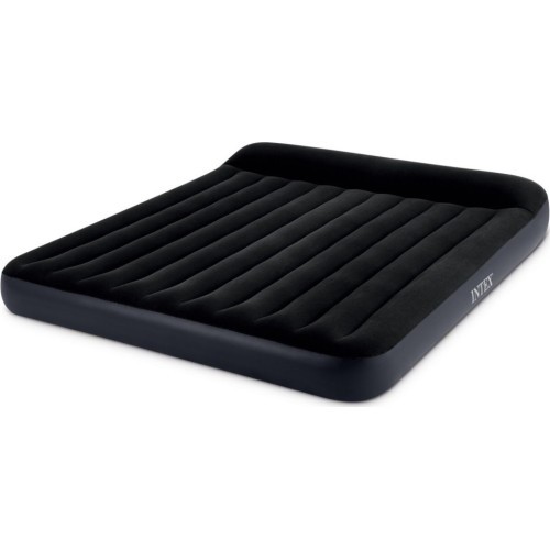 Divvietīgs piepūšams matracis ar galvgali 203x183x25 cm INTEX 64144