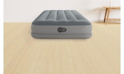INTEX 64112 vienvietīgs piepūšamais matracis ar iebūvētu elektrisko sūkni 191x99x30 cm