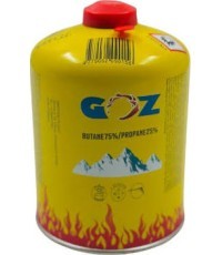 Газовый баллон GOZ 450 г с резьбой 75/25