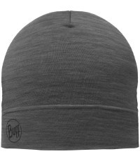 Merino Lightweight Beanie Solid Grey - 937