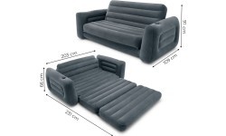 Inflatable sofa bed convertible mattress 2-in-1 INTEX 66552