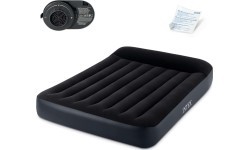 Piepūšams velūra matracis ar sūkni Intex 64150ND