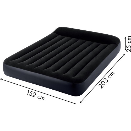 Inflatable mattress with pump bed velour Intex 64150ND