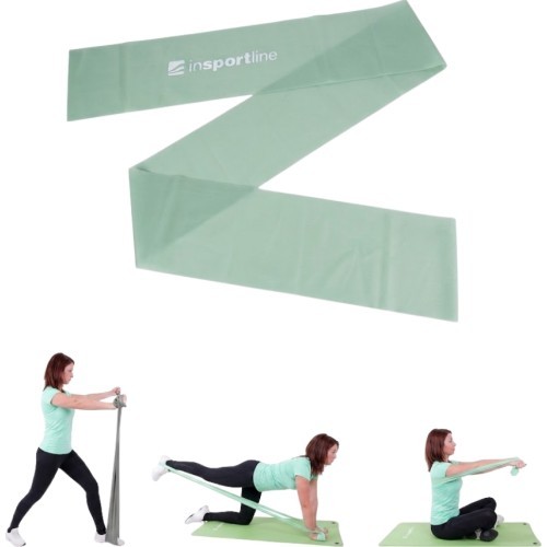 Resistance Band inSPORTline Clingy 170 cm / 3 kg – Mint