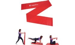 Резинка для фитнеса inSPORTline Clingy 170 см / 2,5 кг, красная