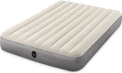 Velour inflatable mattress 203x152 cm Intex 64103