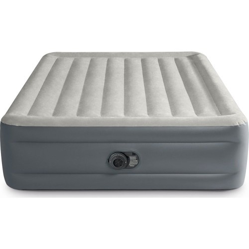 Large inflatable mattress 203x152 cm with built-in pump INTEX 64126