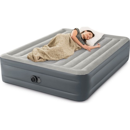 Large inflatable mattress 203x152 cm with built-in pump INTEX 64126