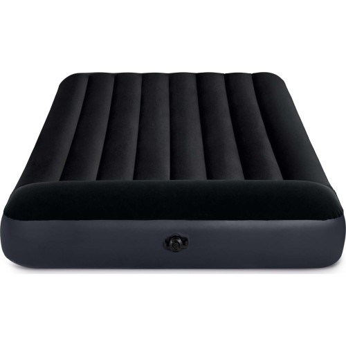 Double inflatable mattress 191x137x25 cm bed with headboard INTEX 64142