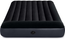 Двухместный надувной матрас с изголовьем 191x137x25 см INTEX 64142