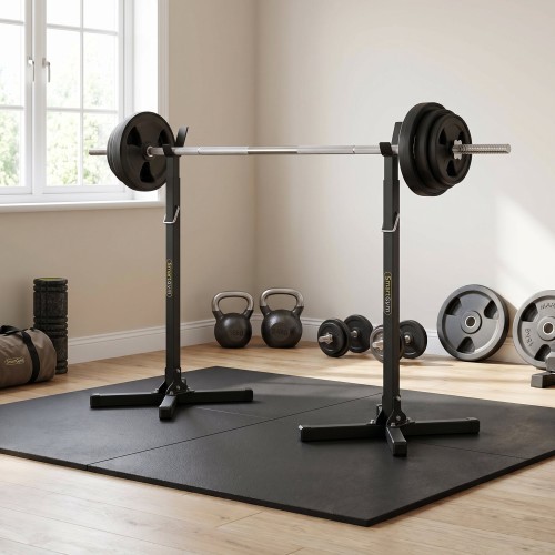 SmartGym Fitnesa piederumi SG-10 Regulējami stieņu statīvi (2 gab.)