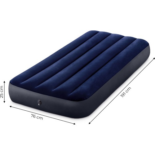 Velor Sleeping Bed Air Mattress Intex, 191x76cm