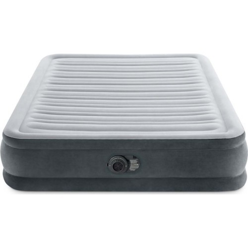 Двуспальный надувной матрас с автоматическим насосом Intex, 191x137 см