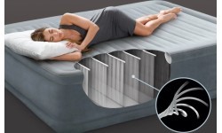 Двуспальный надувной матрас с автоматическим насосом Intex, 191x137 см