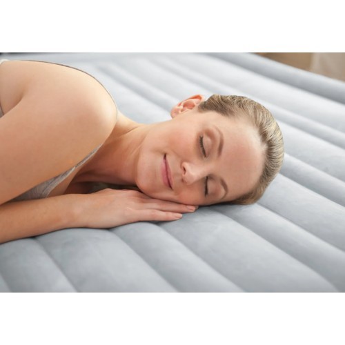 Двуспальный надувной матрас с автоматическим насосом Intex, 191x137 см