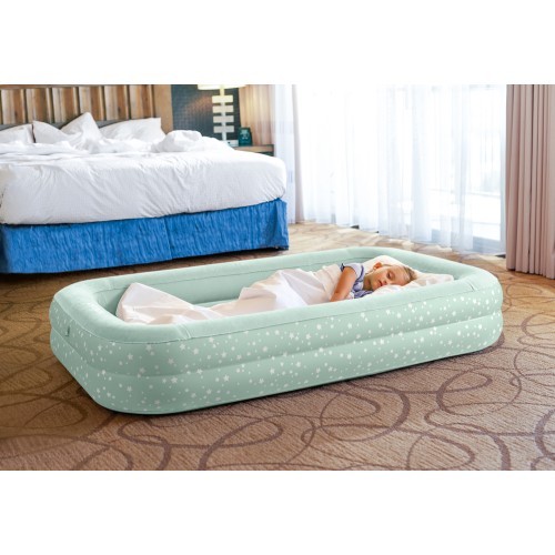 Inflatable Toddler Bed + Pump Intex