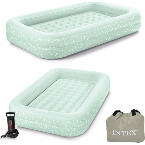 Inflatable Toddler Bed + Pump Intex