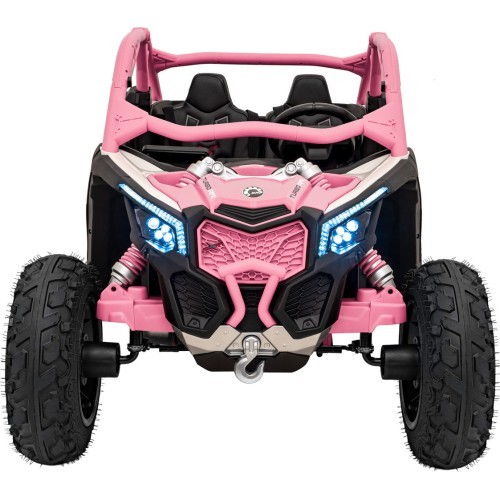 Elektriskais bērnu motocikls Maverick Turbo RR STRONG, rozā krāsā